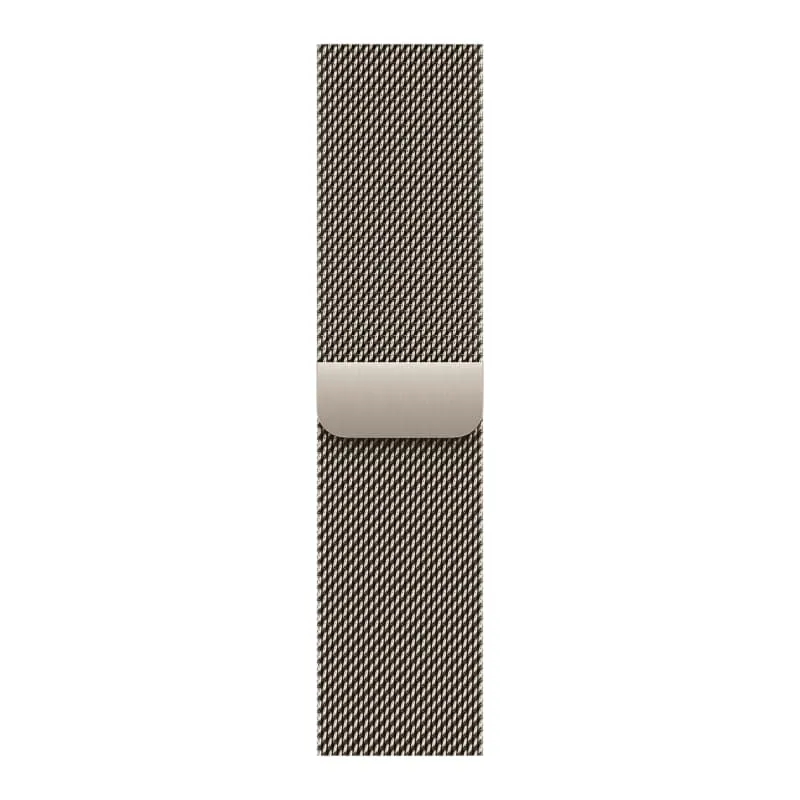 Apple Watch Series 12, 46 мм, корпус из титана, ремешок Milanese цвета «Натуральный титан»