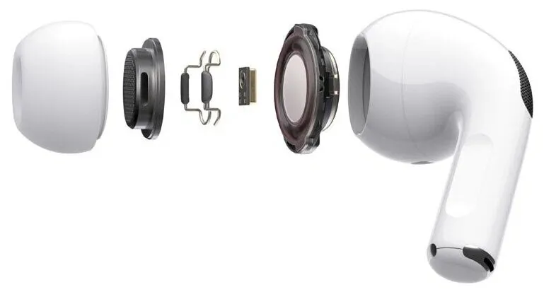 Беспроводные наушники AirPods Pro в футляре с беспроводной зарядкой MagSafe