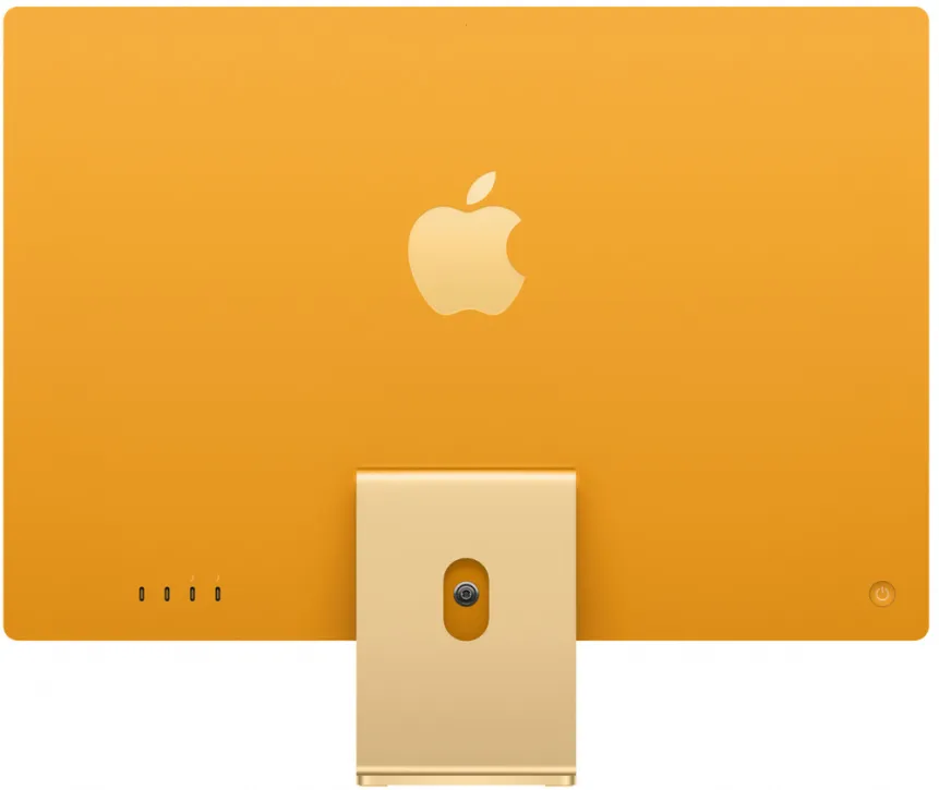 Apple iMac 24" Retina 4,5K, M1 (8C CPU, 8C GPU), 8 ГБ, 256 ГБ SSD, жёлтый