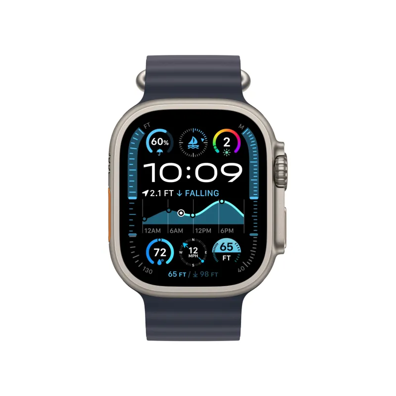 Apple Watch Ultra 2 GPS + Cellular, 49 мм, корпус из титана, ремешок Ocean темно-синего цвета