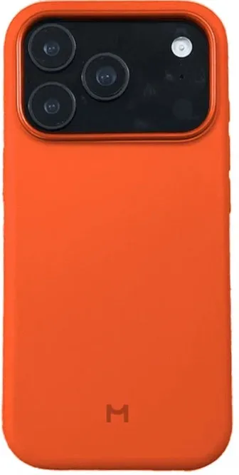 Чехол Magssory для iPhone 17 Pro, силикон, с MagSafe, Оранжевый