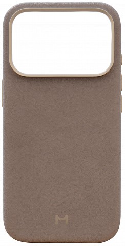 Чехол Magssory Eco-Leather Case для iPhone 17 Pro Max, с MagSafe, Тёмно-бежевый