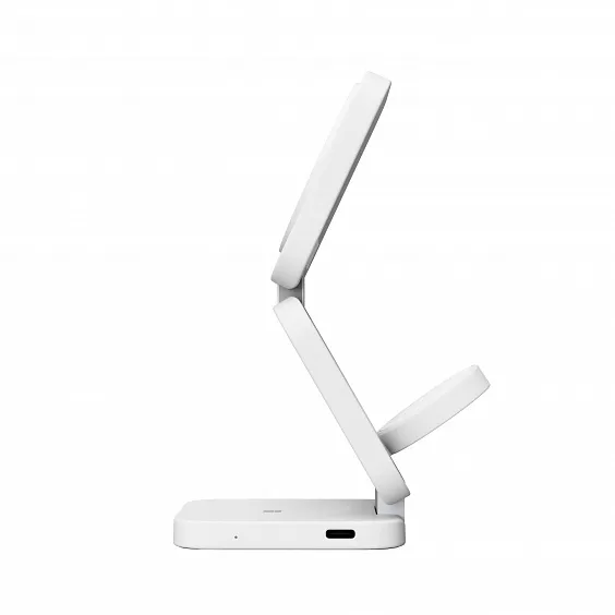 Складное беспроводное зарядное устройство Magssory Flex 3в1, с MagSafe, Белый
