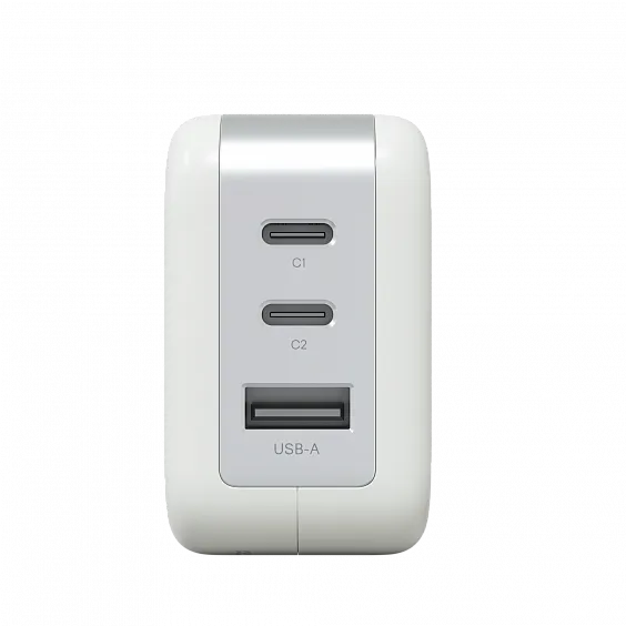 СЗУ Magssory Pulse 67Вт GaN, с функцией быстрой зарядки, Белый