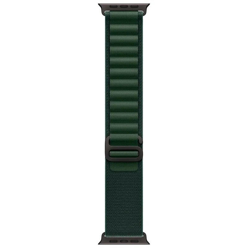 Apple Watch Ultra 2 GPS + Cellular, 49 мм, корпус из черного титана, ремешок Alpine темно-зеленого цвета