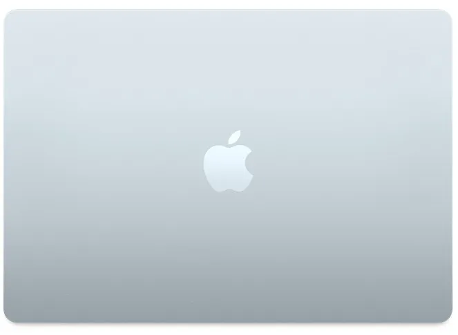 Apple MacBook Air 15" (M4 10C CPU, 10C GPU, 2025) 16 ГБ, 256 ГБ SSD, Небесно-голубой, MC7A4