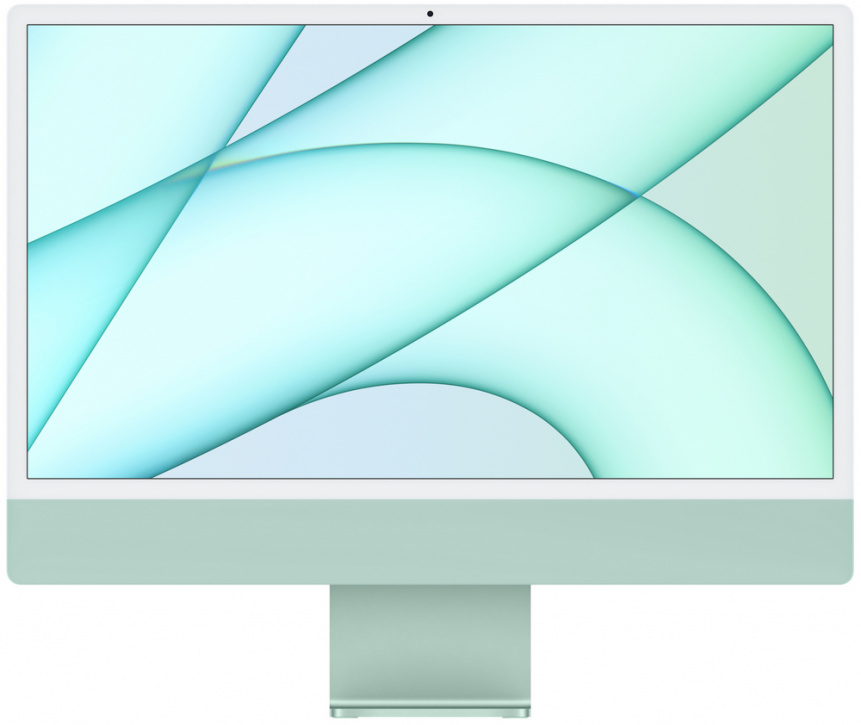 Apple iMac 24" Retina 4,5K, M1 (8C CPU, 7C GPU), 8 ГБ, 256 ГБ SSD, зеленый
