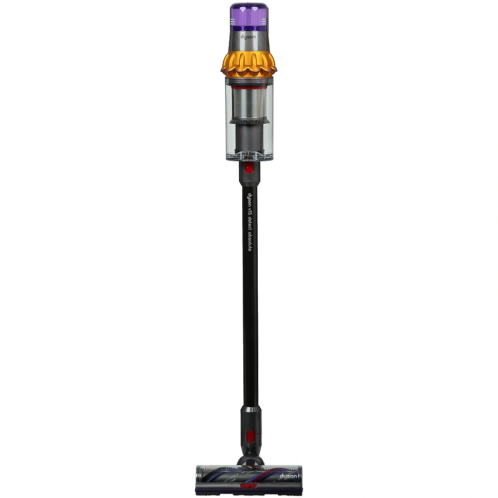Пылесос Dyson V15 Detect Absolute (SV47), Yellow/Nickel