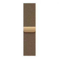 Apple Watch Series 12, 46 мм, корпус из титана цвета «Сияющее золото», ремешок Milanese цвета «Сияющее золото»