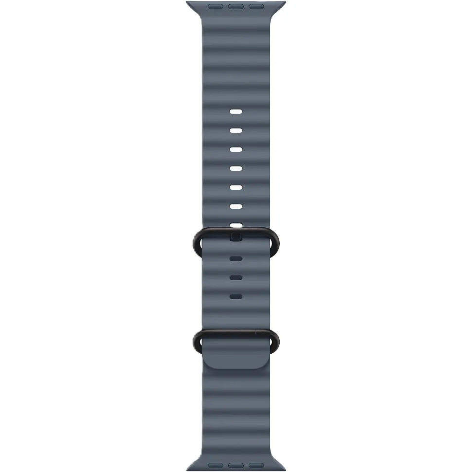 Apple Watch Ultra 3 GPS + Cellular, 49 мм, корпус из чёрного титана, ремешок Ocean «якорно-синего» цвета