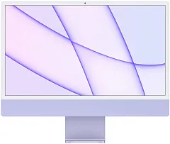 Apple iMac 24" Retina 4,5K, M1 (8C CPU, 8C GPU), 8 ГБ, 256 ГБ SSD, фиолетовый