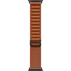 Apple Watch Ultra 3 GPS + Cellular, 49 мм, корпус из чёрного титана, ремешок Alpine терракотового цвета