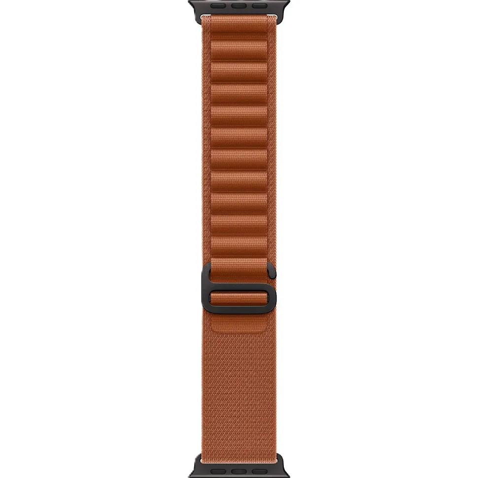 Apple Watch Ultra 3 GPS + Cellular, 49 мм, корпус из чёрного титана, ремешок Alpine терракотового цвета