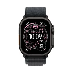 Apple Watch Ultra 3 GPS + Cellular, 49 мм, корпус из чёрного титана, ремешок Alpine чёрного цвета