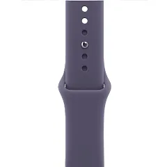 Apple Watch Series 11, 42 мм, корпус из алюминия серебристого цвета, спортивный ремешок цвета "фиолетовый туман"