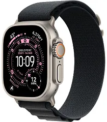 Apple Watch Ultra 3 GPS + Cellular, 49 мм, корпус из титана, ремешок Alpine чёрного цвета